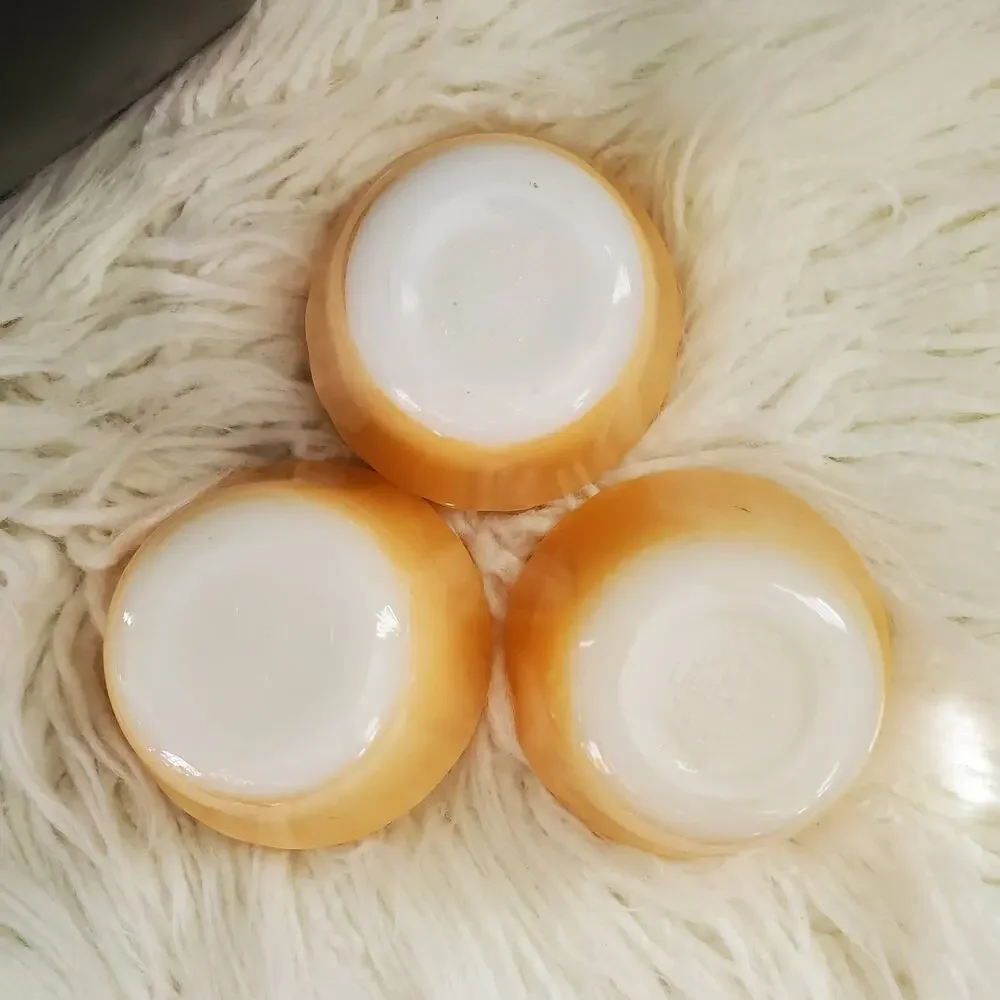 Fire King 424 Peach Luster Custard Dessert Cup Set 6ozFire